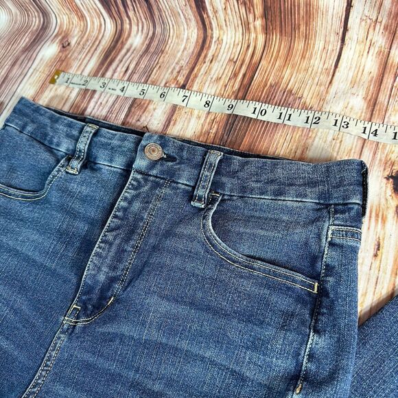 American Eagle CURVY SUPER HI RISE JEGGING Size 8 Blue Jeans Denim Pants 28x26.5 - Picture 6 of 12